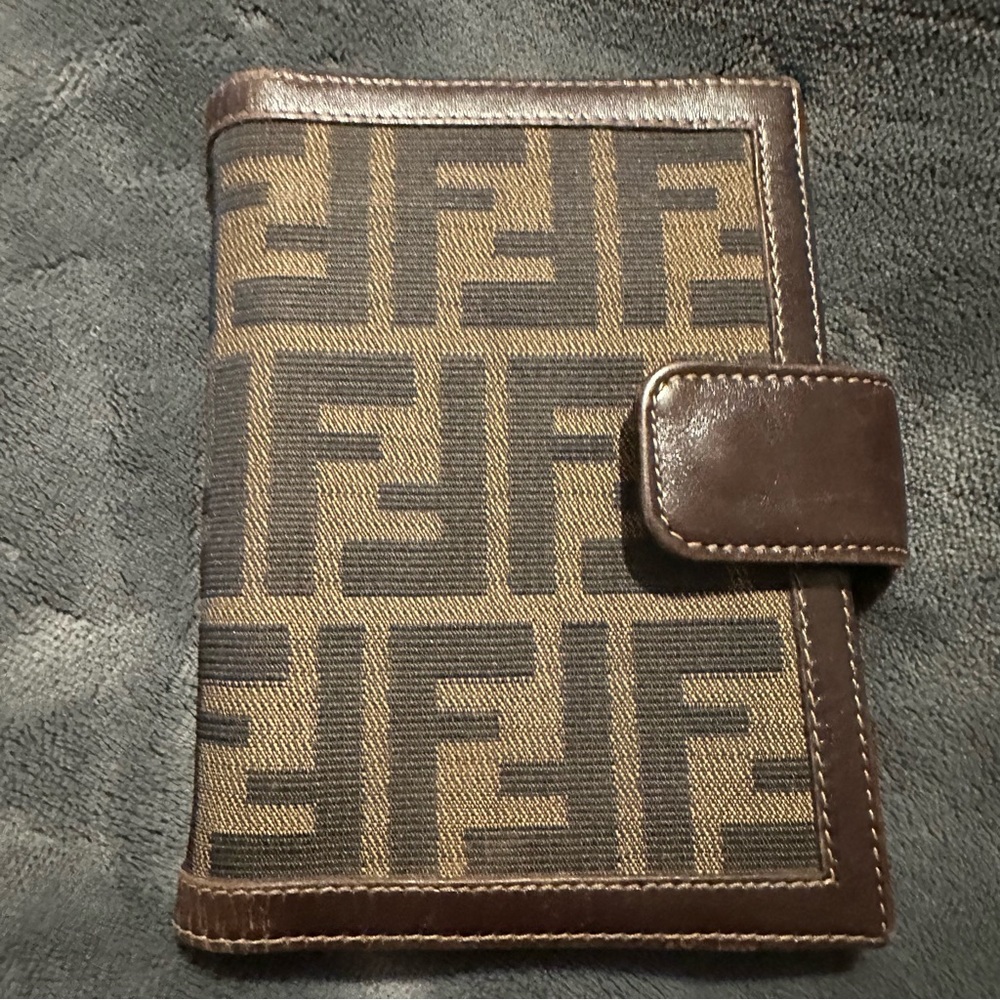 Authentic Fendi Zucca Agenda